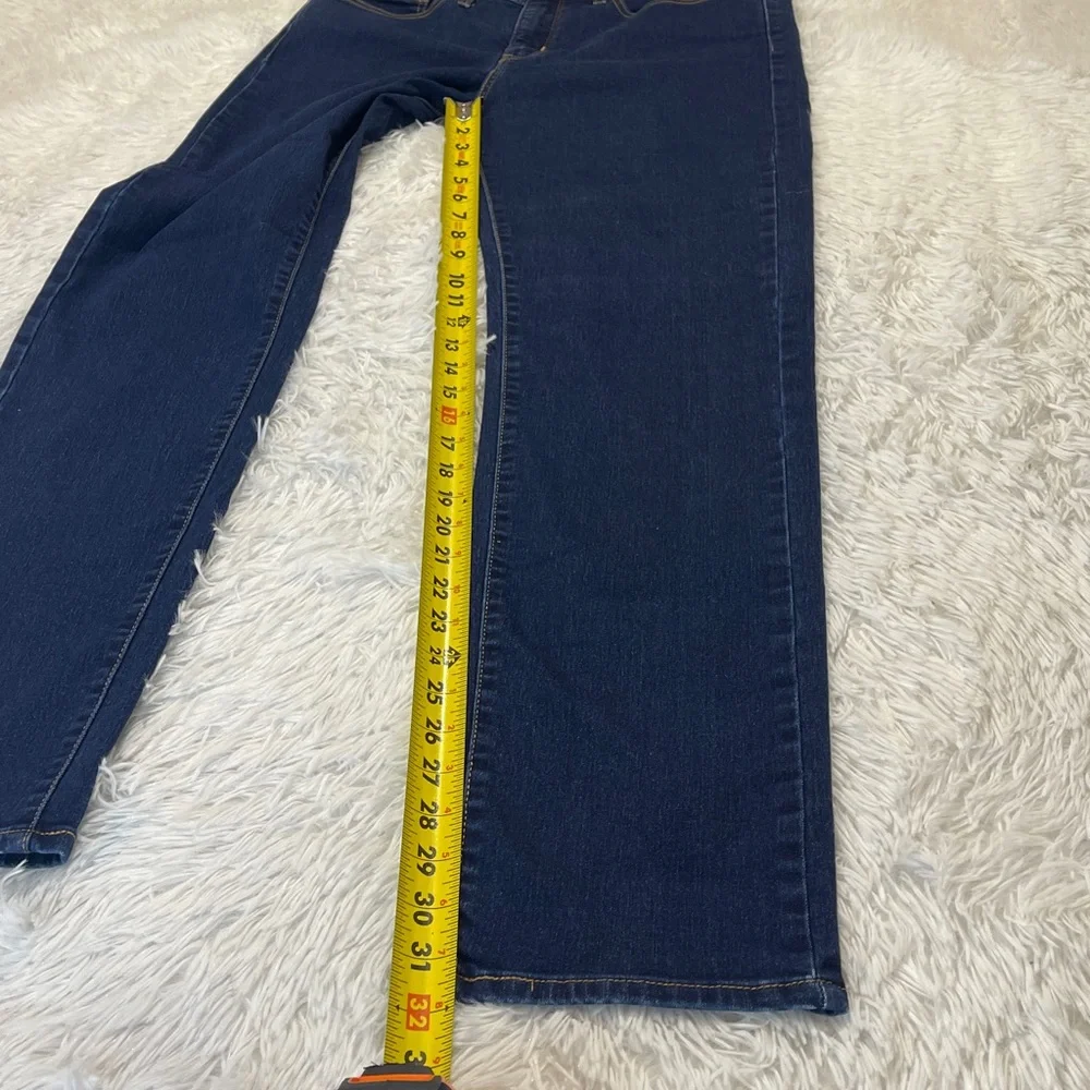 LEVIS 314 WOMENS SIZE 31/32 Dark Blue Straight Leg Jeans denim